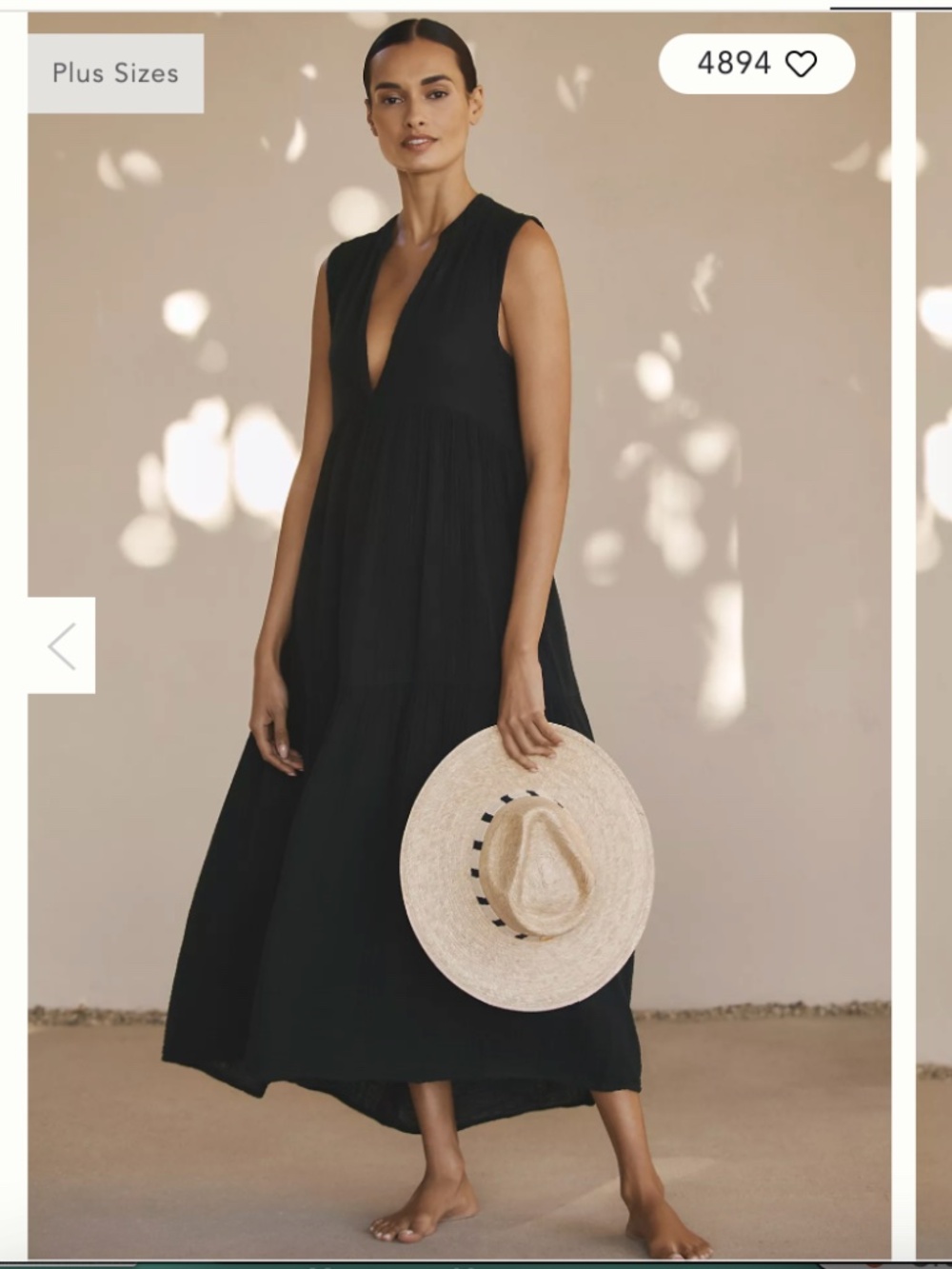 2X Anthropologie The Kallie Black Maxi